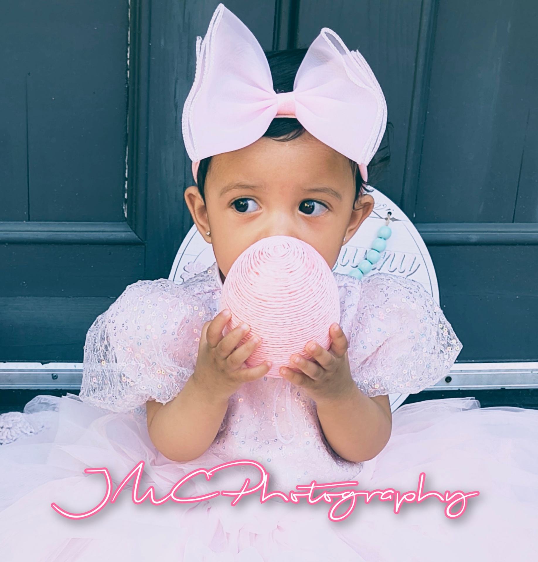 Little one in pink
